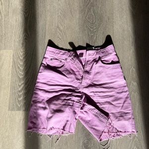 Pink shorts